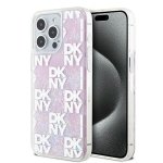 DKNY DKHCP15XLCPEPP iPhone 15 Pro Max6.7 różowy/pink hardcase Liquid Glitter Multilogo