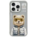 Nimmy etui iPhone 15 Pro Max 6.7        szary/gray Cool&Cute 2.0 Bear