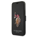 US Polo USFLBKP12SPUGFLBK iPhone 12 mini5,4 czarny/black book Polo Embroidery Collection