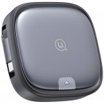 USAMS Kabel rozwijany 3w1 z pudełkiemMicroUSB/USB-C/Lightning 60W stalowy/tarnish SJ650USB01 (US-SJ650)