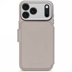 Decoded Leather Detachable Wallet - skórzana obudowa ochronna do iPhone 17 Pro Max kompatybilna z MagSafe (solid clay)
