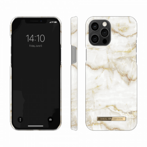 iDeal of Sweden- etui ochronne do iPhone 12 Pro Max (Golden Pearl Marble)