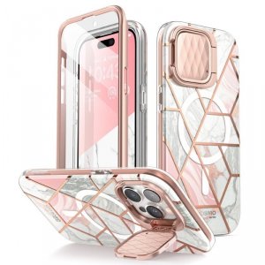 PANCERNE ETUI SUPCASE  COSMO MAG MAGSAFE IPHONE 15 PRO MARBLE