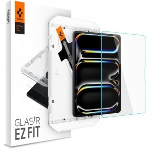 SZKŁO HARTOWANE SPIGEN GLAS.TR ”EZ FIT” IPAD PRO 13 7 / 2024 CLEAR 