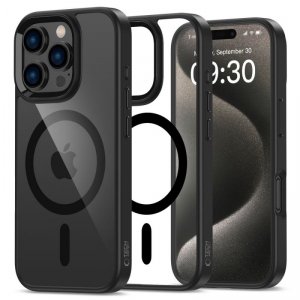 ETUI ETUI PLECKI CASE NAKŁADKA TECH-PROTECT   MAGMAT MAGSAFE IPHONE 16 PRO BLACK/CLEAR