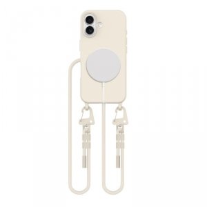ETUI TECH-PROTECT  MAGNECKLACE MAGSAFE IPHONE 16 LATTE