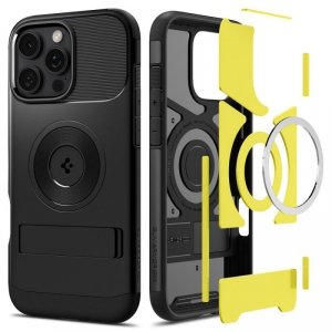 ETUI SPIGEN  SLIM ARMOR MAG MAGSAFE IPHONE 16 PRO MAX BLACK