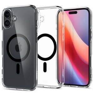 ETUI SPIGEN  ULTRA HYBRID MAG MAGSAFE IPHONE 16 BLACK