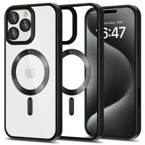 ETUI TECH-PROTECT  MAGFLEX MAGSAFE IPHONE 16 PRO MAX SATIN BLACK