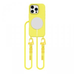 ETUI TECH-PROTECT  MAGNECKLACE MAGSAFE IPHONE 16 PRO MAX CANARY YELLOW