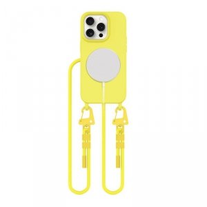 ETUI TECH-PROTECT  MAGNECKLACE MAGSAFE IPHONE 15 PRO CANARY YELLOW