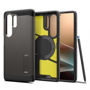 PANCERNE ETUI SPIGEN TOUGH ARMOR  MAGSAFE GALAXY S25 ULTRA GUNMETAL