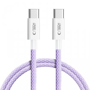 TECH-PROTECT ULTRABOOST LITE TYPE-C KABEL  PD60W/3A 100CM MAUVE