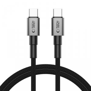 TECH-PROTECT ULTRABOOST DNA TYPE-C KABEL  PD100W/5A 100CM IRON GREY