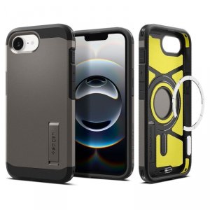 PANCERNE ETUI SPIGEN TOUGH ARMOR  MAG MAGSAFE IPHONE 16E GUNMETAL