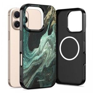 Etui Magnetyczne Tech-Protect Lamano MagSafe do iPhone 16 Pro Max Verde Aura