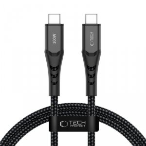 Kabel Tech-Protect UB11T UltraBoost Type-C PD 100W / QC3.0 100cm – czarny (black)