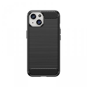 Elastyczne etui Carbon Case z wzorem karbon do iPhone 15 - czarne