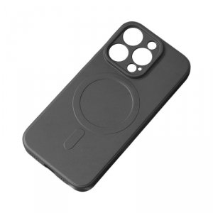 Silikonowe magnetyczne etui iPhone 13 Pro Silicone Case Magsafe - czarne