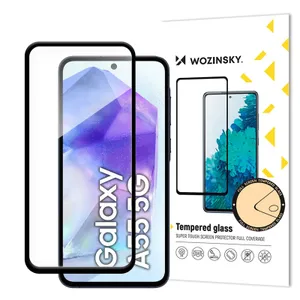 Szkło hartowane Wozinsky Tempered Glass Full Glue na Samsung Galaxy A55 z czarną ramką