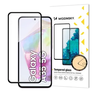 Szkło hartowane Wozinsky Full Glue Tempered Glass na Samsung Galaxy A35 z czarną ramką