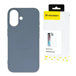Silikonowe magnetyczne etui Wozinsky Silicone Case Magsafe na Samsung Galaxy S25+ - szare