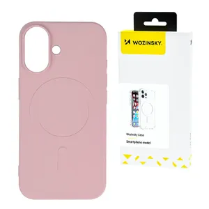 Etui Liquid Silicone Case MagSafe na Samsung Galaxy S25 - różowe