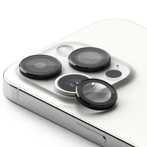 Ochronne nakładki Ringke Camera Frame Protector na iPhone 15 Pro - czarny