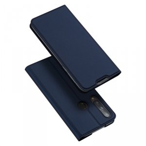 DUX DUCIS Skin Pro kabura etui pokrowiec z klapką Huawei P40 Lite E niebieski