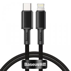 Kabel Baseus CATLGD-01 Lightning - USB-C PD 20W 480Mb/s 1m - czarny