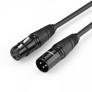 Ugreen przedłużacz kabel audio przewód mikrofonowy do mikrofonu XLR (żeński) - XLR (męski) 5 m (AV130)