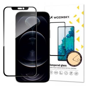 Wozinsky super wytrzymałe szkło hartowane Full Glue na cały ekran z ramką Case Friendly iPhone 16e / 14 / 13 Pro / iPhone 13 cza