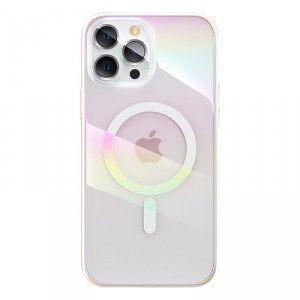 Kingxbar Nebula Series etui pokrowiec do iPhone 13 Pro kolorowa gradientowa obudowa tęczowy