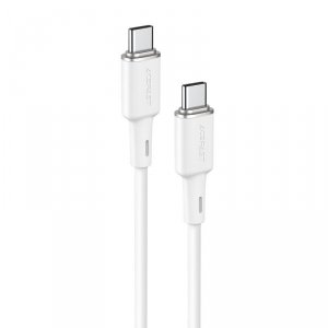 Kabel Acefast C2-03-C-C USB-C - USB-C PD QC 60W 3A 480Mb/s 1,2m - biały
