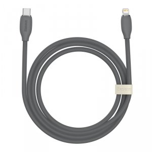 Baseus kabel, przewód USB Typ C – Lightning 20W długość 2 m Jelly Liquid Silica Gel – czarny