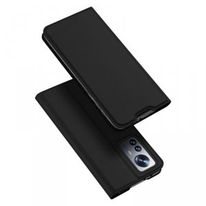 Dux Ducis Skin Pro kabura etui pokrowiec z klapką Xiaomi 12 Pro czarny
