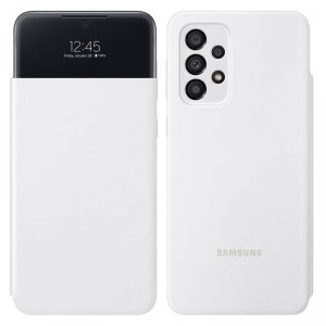 Samsung S View Wallet Cover etui kabura bookcase Galaxy A33 biały (EF-EA336PWEGEE)