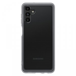 Samsung Soft Clear Cover wytrzymałe etui z żelową ramką i wzmocnionym tyłem Samsung Galaxy A13 5G czarny (EF-QA136TBEGWW)