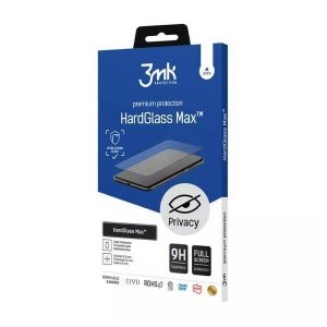 3MK HardGlass Max Privacy iPhone 14 Pro Max 6,7 czarny/black, FullScreen Glass