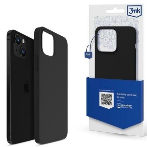 3MK Silicone Case iPhone 13 6.1         czarny/black