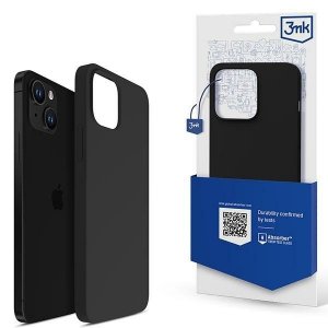 3MK Silicone Case iPhone 13 mini 5,4 czarny/black
