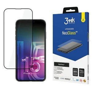 3MK NeoGlass iPhone 15 Plus 6.7 czarny/black