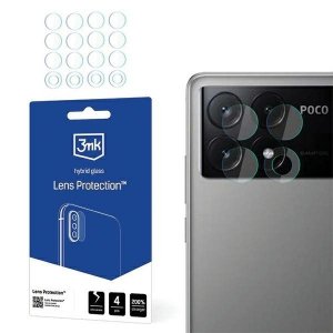 3MK Lens Protect Poco M6 Pro 4GOchrona na obiektyw aparatu 4szt