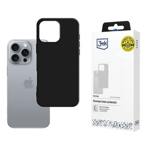 3MK Matt Case iPhone 16 Pro Max 6.9czarny/black