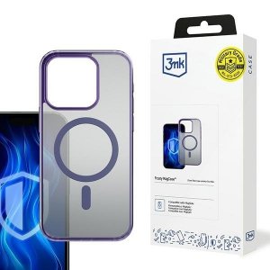 3MK Frosty MagCase iPhone 16 Pro Maxfioletowy/purple
