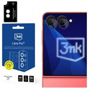 Ochrona na obiektyw aparatu 3MK Lens     Protection Pro do Samsung Galaxy Z Flip7 czarny 1szt