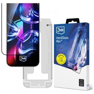 Szkło hartowane 3MK HardGlass Max        z aplikatorem do Samsung Galaxy S24+/S25+