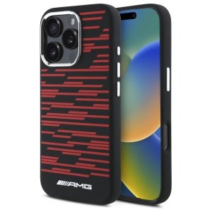 AMG AMHMP16X24SSRRK iPhone 16 Pro Max    6.9 czarny/black hardcase Silicone Graphics MagSafe