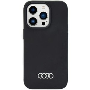 Audi Silicone Case iPhone 14 Pro Max 6.7 czarny/black hardcase AU-LSRIP14PM-Q3/D1-BK