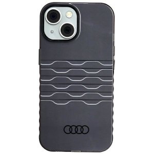 Audi IML MagSafe Case iPhone 15 / 14 / 13 6.1 czarny/black hardcase AU-IMLMIP15-A6/D3-BK